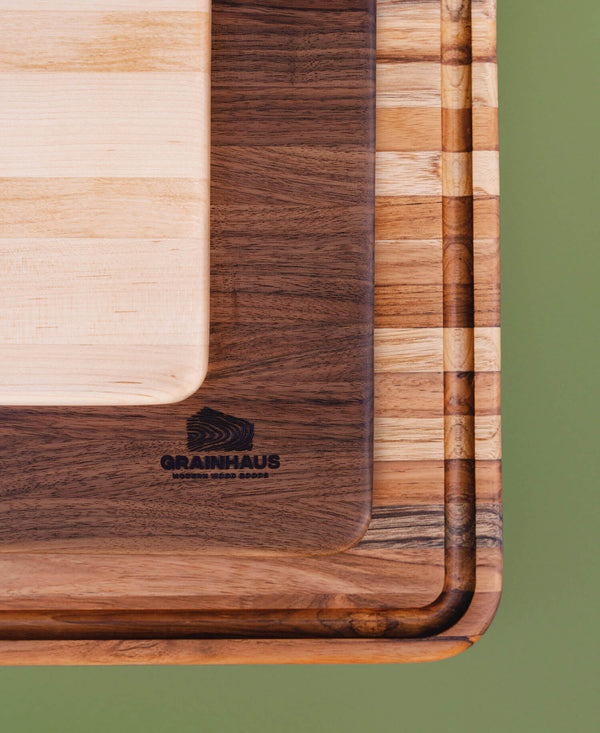 Edge-Grain Butcher Block Cutting Board