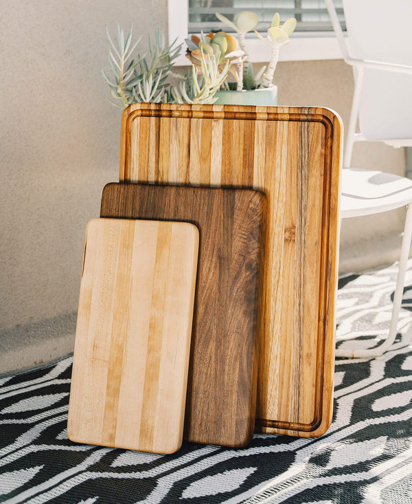 Edge-Grain Butcher Block Cutting Board