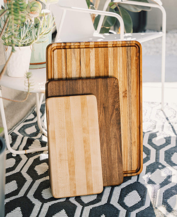 Edge-Grain Butcher Block Cutting Board